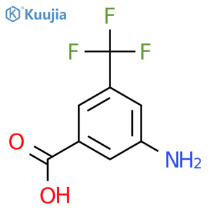 3-Amino-5-(trifluoromethyl)benzoic acid structure