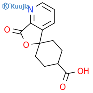 trans-7'-Oxo-spirocyclohexane-1,5'(7'h)-furo3,4-bpyridine-4-carboxylicacid structure