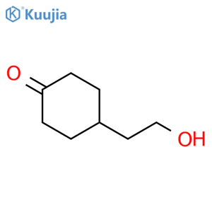 4-(2-hydroxyethyl)cyclohexan-1-one structure