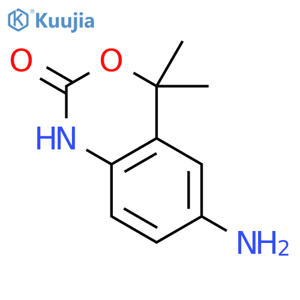 2H-3,1-Benzoxazin-2-one,6-amino-1,4-dihydro-4,4-dimethyl- structure