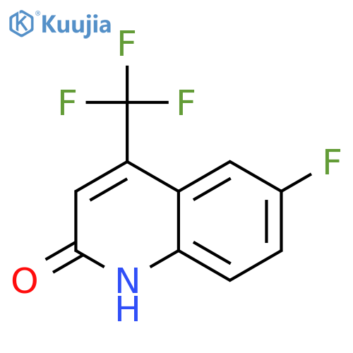 6-Fluoro-4-(trifluoromethyl)quinolin-2(1H)-one structure