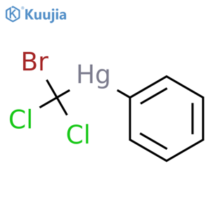 Mercury,(bromodichloromethyl)phenyl- structure