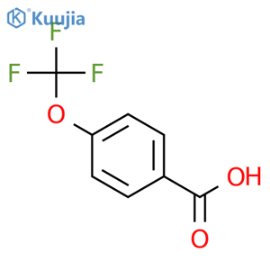 4-(Trifluoromethoxy)benzoic acid structure