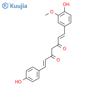 1--4-Hydroxy-3-methoxyphenyl--7--4-hydroxyphenyl--1-6-heptadiene-3-5-dione structure