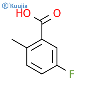 5-Fluoro-2-methylbenzoic acid structure