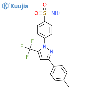 N-De(4-sulfonamidophenyl)-N’-(4-sulfonamidophenyl) Celecoxib structure