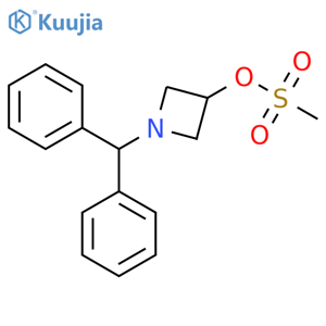 1-(diphenylmethyl)azetidin-3-yl methanesulfonate structure