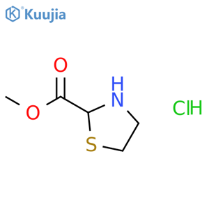 Methyl thiazolidine-2-carboxylate hydrochloride structure