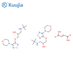 (R)-(+)-Timolol maleate structure