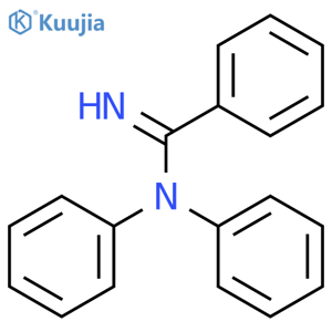 Benzenecarboximidamide,N,N-diphenyl- structure