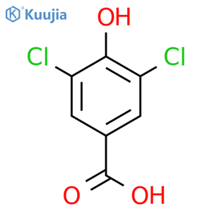 3,5-Dichloro-4-hydroxybenzoic acid structure