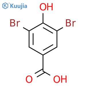 3,5-Dibromo-4-hydroxybenzoic acid structure