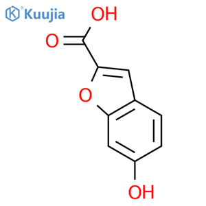 6-Hydroxybenzofuran-2-carboxylic acid structure