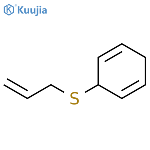 3-(2-Propen-1-ylthio)-1,4-cyclohexadiene structure