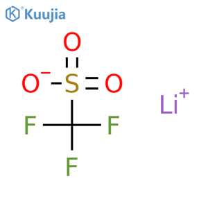 Trifluoromethanesulfonate lithium structure