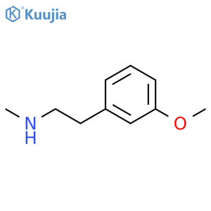 2-(3-methoxyphenyl)ethyl(methyl)amine structure