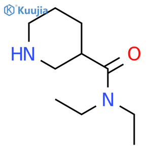 N,N-diethylpiperidine-3-carboxamide structure