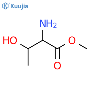 (2S,3R)-methyl 2-amino-3-hydroxybutanoate structure