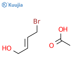 2-Buten-1-ol, 4-bromo-, acetate, (2E)- structure