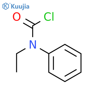 N-ethyl-N-phenylcarbamoyl chloride structure