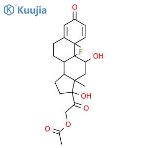 Isoflupredone acetate structure