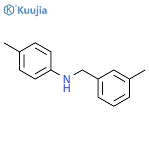 4-Methyl-N-(3-methylbenzyl)aniline structure