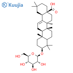 3β-(β-D-Glucopyranosyloxy)olean-12-en-28-oic acid structure