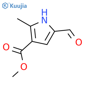 methyl 5-formyl-2-methyl-1H-pyrrole-3-carboxylate structure