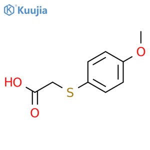 2-(4-methoxyphenyl)sulfanylacetic acid structure