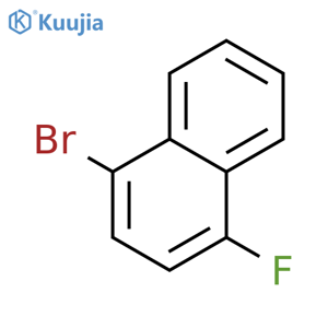 1-Bromo-4-fluoronaphthalene structure