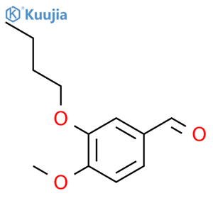 3-butoxy-4-methoxybenzaldehyde structure