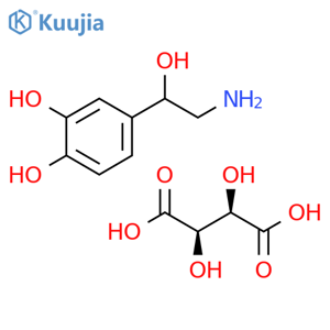 (+/-)-Norepinephrine (+)-Bitartrate Salt structure