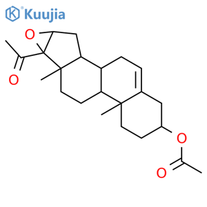 16,17-Epoxypregnenolone Acetate structure