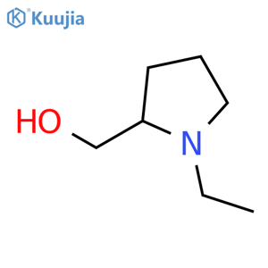 (1-Ethylpyrrolidin-2-yl)methanol structure