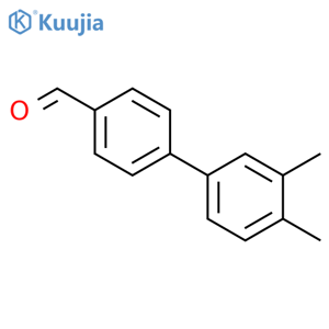 3',4'-dimethyl-[1,1'-biphenyl]-4-carbaldehyde structure