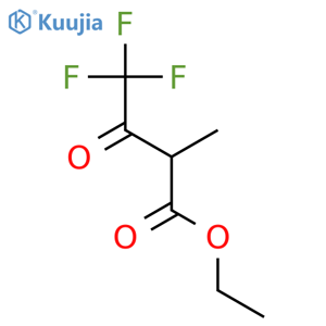 Ethyl 2-(trifluoroacetyl)propionate structure