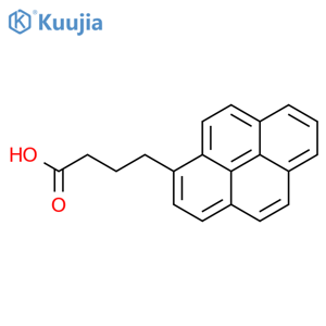 1-Pyrenebutyric acid structure