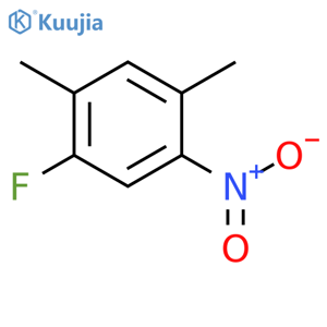 1-Fluoro-2,4-dimethyl-5-nitrobenzene structure