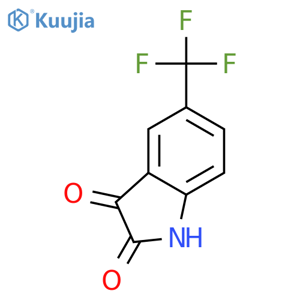 5-(Trifluoromethyl)indoline-2,3-dione structure