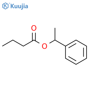 1-Phenylethyl butyrate structure