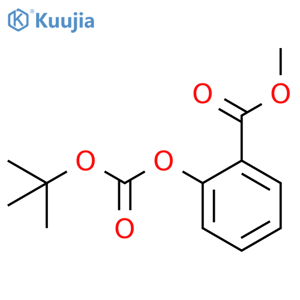 Methyl 2-[[(1,1-dimethylethoxy)carbonyl]oxy]benzoate structure