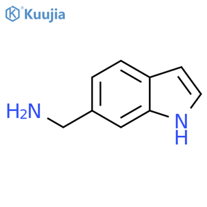 1H-indol-6-ylmethanamine structure