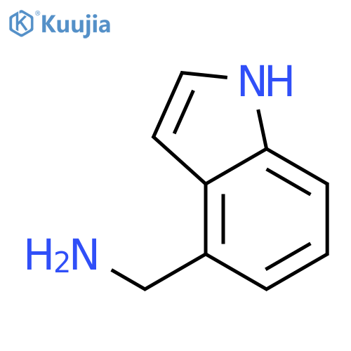 1H-indol-4-ylmethanamine structure