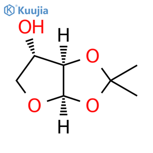 Furo[2,3-d]-1,3-dioxol-6-ol, tetrahydro-2,2-dimethyl-, (3aR,6S,6aR)- structure