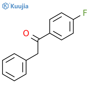 1-(4-fluorophenyl)-2-phenylethan-1-one structure