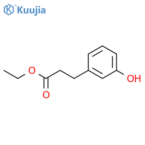 Ethyl 3-(3-hydroxyphenyl)propanoate structure