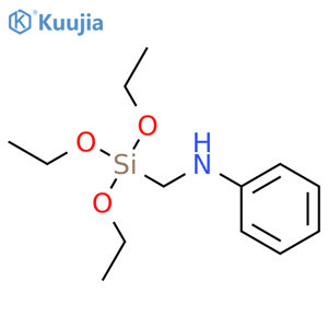 N-((Triethoxysilyl)methyl)aniline structure