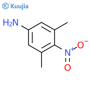 Benzenamine,3,5-dimethyl-4-nitro- structure