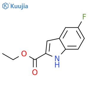 Ethyl 5-fluoro-1H-indole-2-carboxylate structure