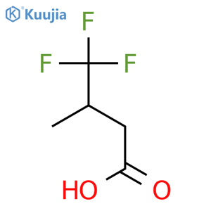 4,4,4-trifluoro-3-methylbutanoic acid structure